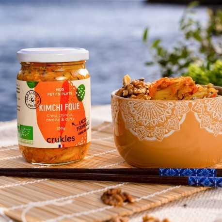 Kimchi - émincé de chou chinois et carotte au curry
