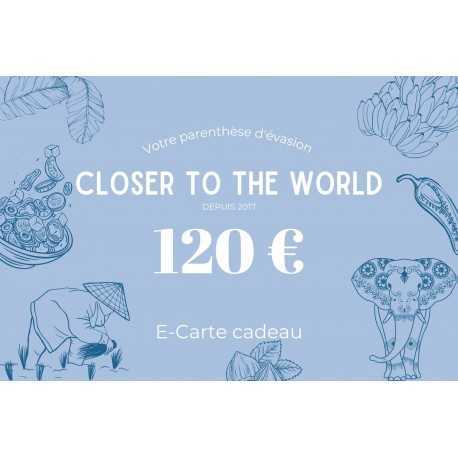E-Carte Cadeau 120€