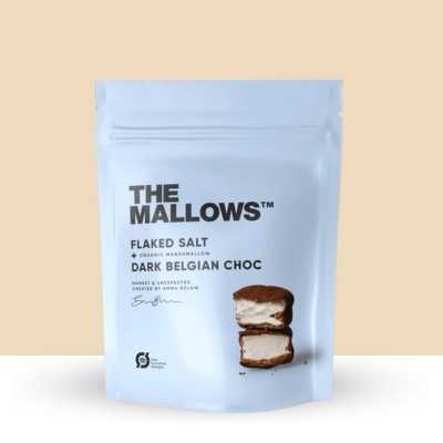 Guimauves Bio Chocolat noir et Fleur de sel de Maldon 90 gr - The Mallows