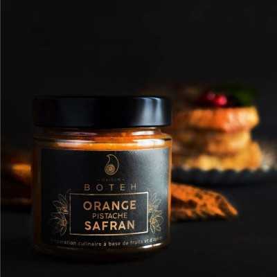 Confiture Orange Pistache & Safran d'Iran