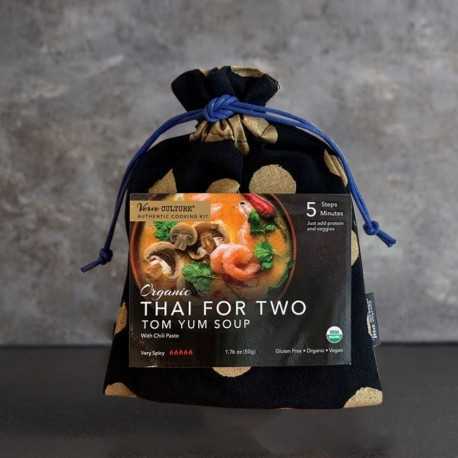 Kit de cuisine Thai Soupe Tom Yum Bio pour deux, Kit cuisine du monde