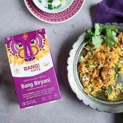 Kit préparation Biryani avec riz basmati et mélange d'épices 195gr - Bang curry