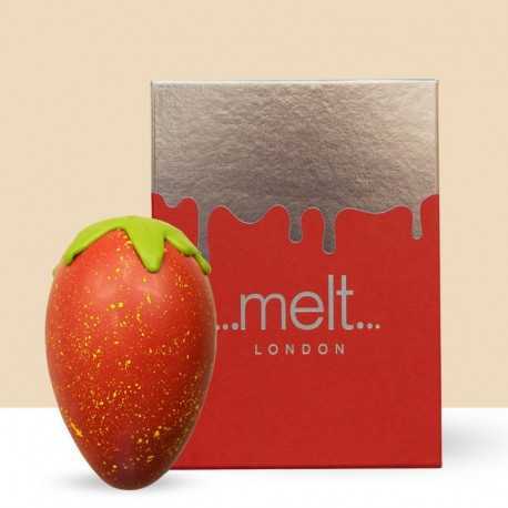 Oeuf de Pâques au chocolat et aux fraises 300gr