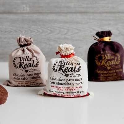 Disques de chocolat chaud mexicain – Villa Real | Pochon 250g chocolat Oaxaca 