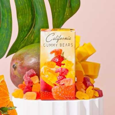 Oursons Fruités de Californie - "Gummy Bears" et son Coffret Cadeau