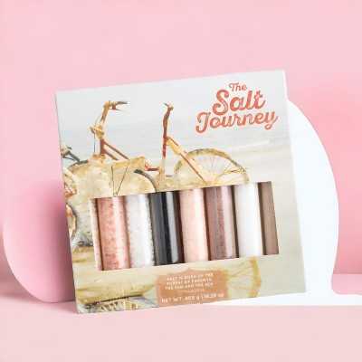 Coffret Découverte de 8 Sels du Monde – Voyage Minéral et Culinaire