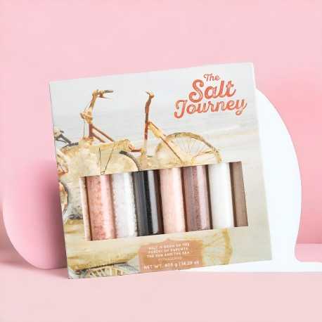 Coffret Découverte de 8 Sels du Monde – Voyage Minéral et Culinaire