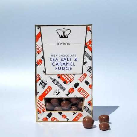 Fudge au Chocolat au Lait, Sel de Mer et Caramel – 150 g