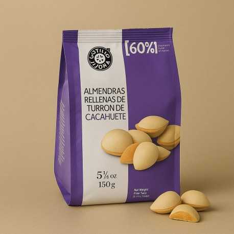 Amandes Farcies au Turron de Cacahuète – Un Mariage Parfait entre Tradition et Gourmandise