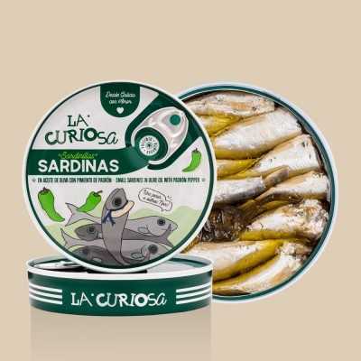 Sardines au Piment de Padrón – 10-14 pièces