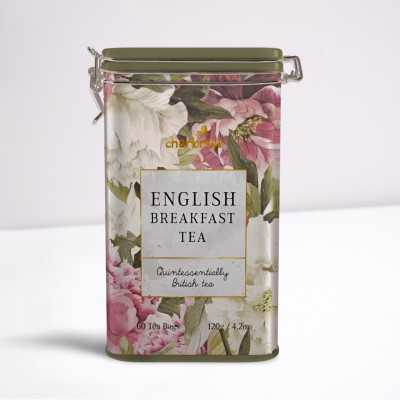 Boîte de Thé English Breakfast – Fleurs Printanières 60 sachets