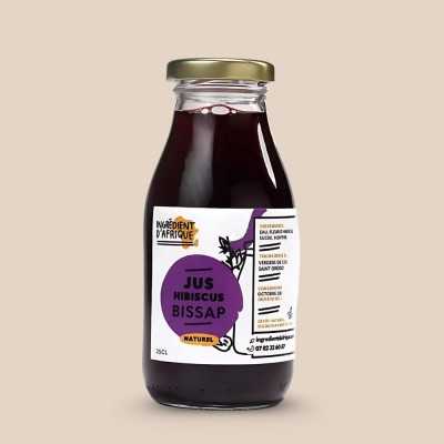 Jus Bissap à l’Hibiscus et à la Menthe – Fraîcheur d’Afrique de l’Ouest