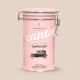 Boîte cantuccini aux amandes Greenomic | Biscotti italiens artisanaux en boîte rose