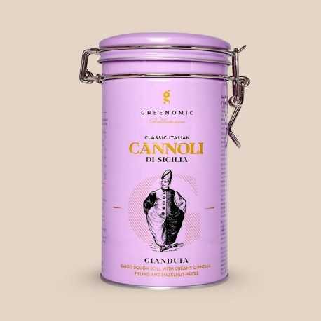 Cannoli di Sicilia à la Gianduia – Biscuit roulé à la crème noisette 200gr