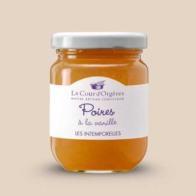 Pot confiture poire vanille | Confiture artisanale française à la poire