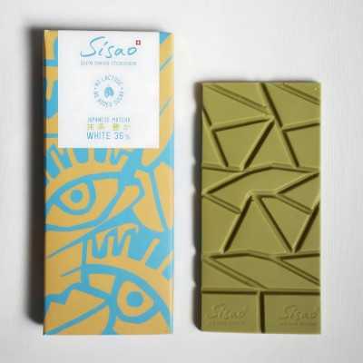 Tablette chocolat blanc matcha