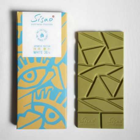Tablette chocolat blanc matcha