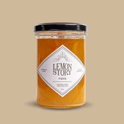 Marmelade de yuzu avec morceaux d’écorces confites