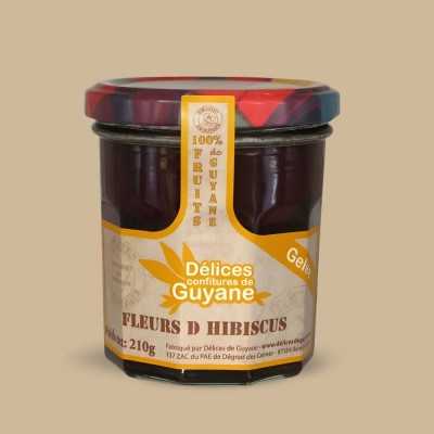 Pot de gelée d’hibiscus artisanale de Guyane 210 g