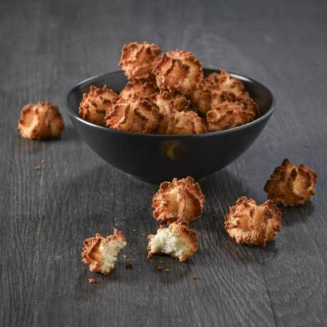 Rochers à la noix de coco artisanaux dorés et crousti-fondants