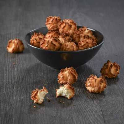 Rochers à la noix de coco et rhum raisin artisanaux 150 g