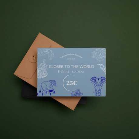 Carte Cadeau Closer to the World