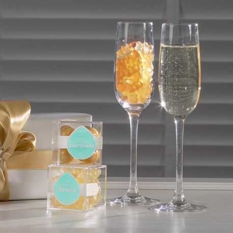 Coffret Cadeau “À Votre Santé !” – Oursons et Bonbons Champagne, Prosecco et Spritz