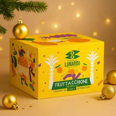 Gâteau italien au levain naturel mangue papaye ananas