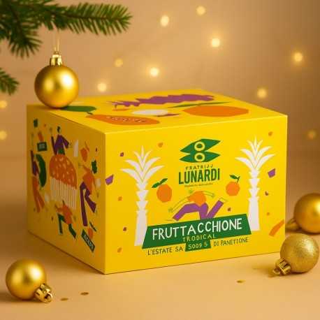 Gâteau italien au levain naturel mangue papaye ananas