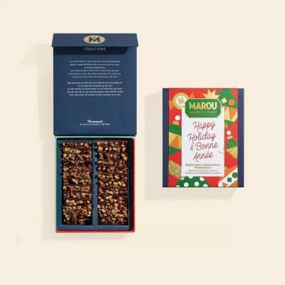 Napolitain de Noël gourmand cacao cajou cannelle