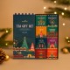 coffret cadeau thé festif illustré noël