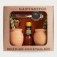 coffret cantaritos kit cocktail tequila mexicain en argile