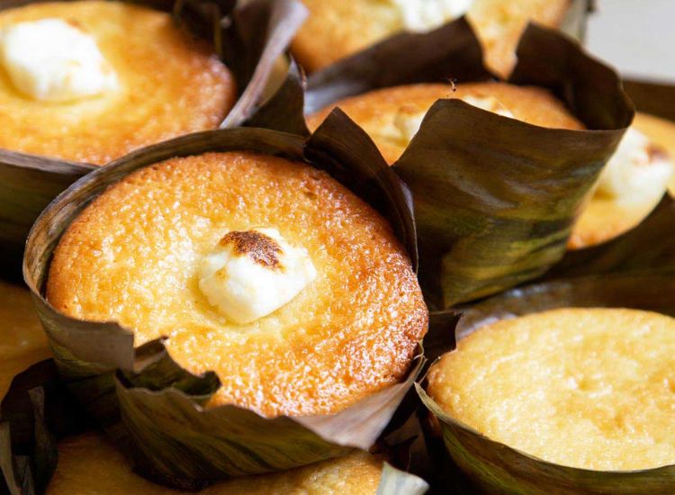 Bibingka philippin – Gâteau de riz moelleux au lait de coco
