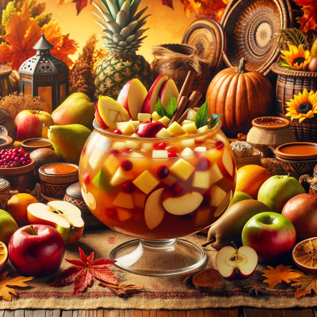 Le punch aux fruits de l'amérique latine