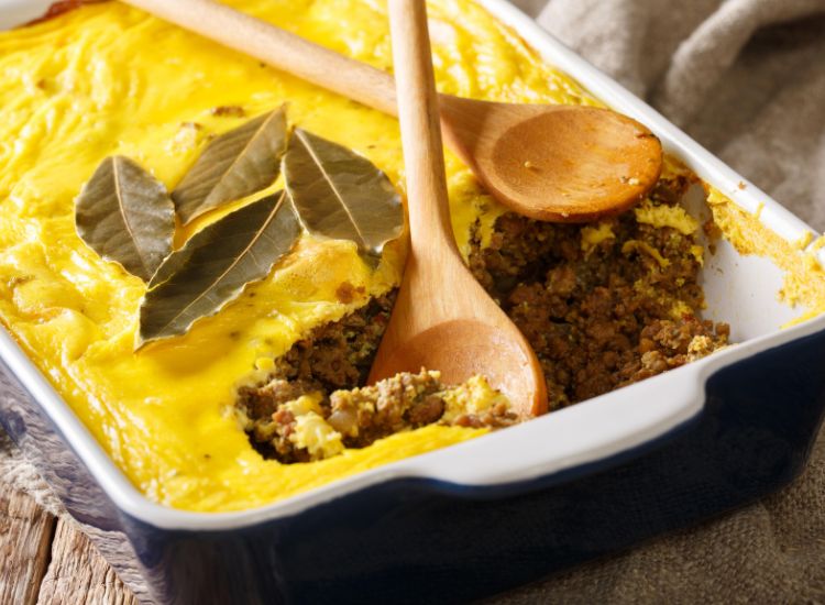 Le Bobotie plat traditionnel Sud africain