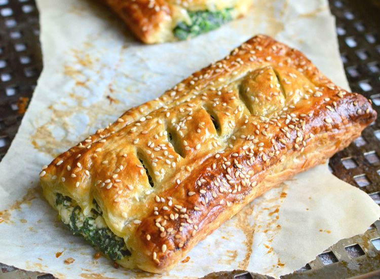 Feuilleté d'épinard à la feta & ricotta