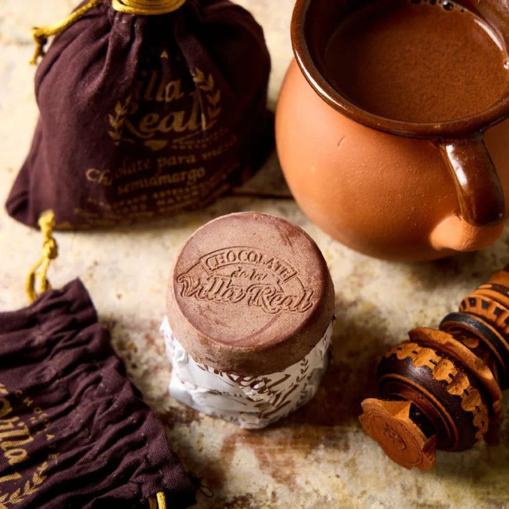 Tasses artisanales en argile pour chocolat chaud mexicain – lot de 2