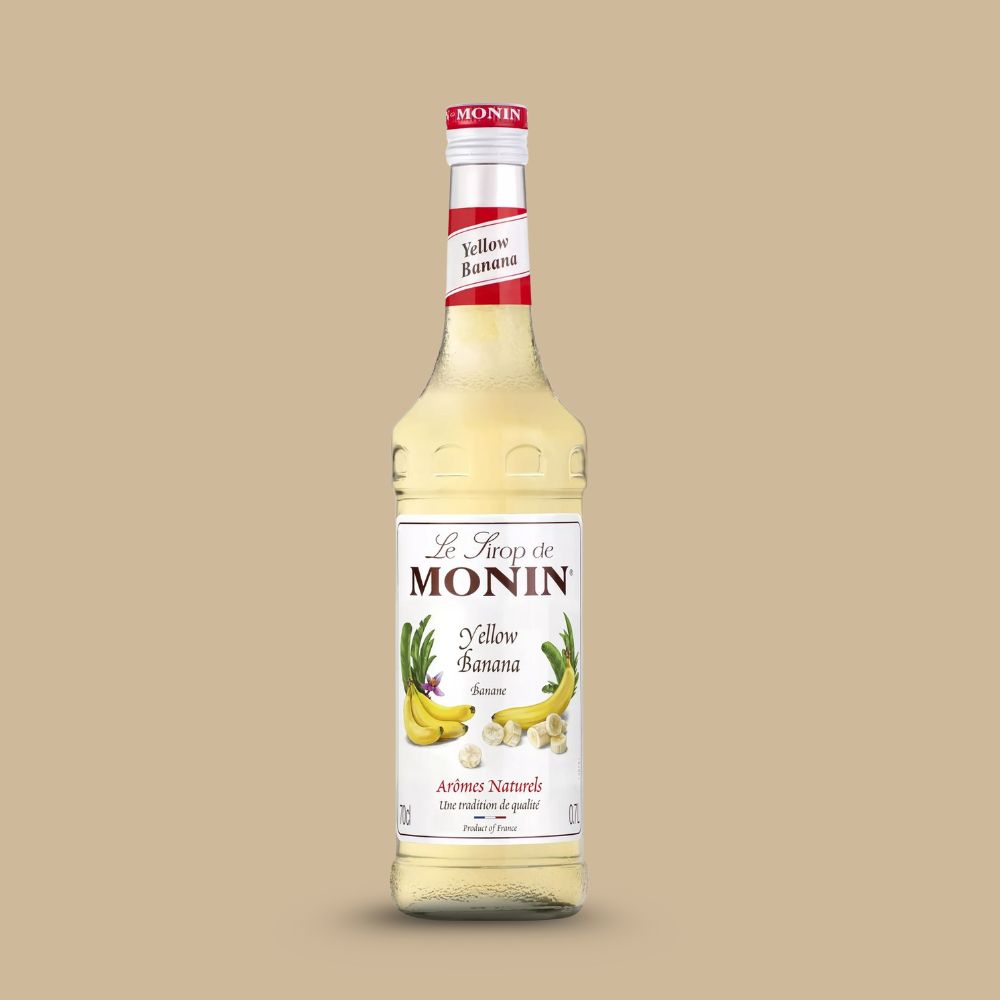 Cocktail exotique au sirop de banane jaune MONIN