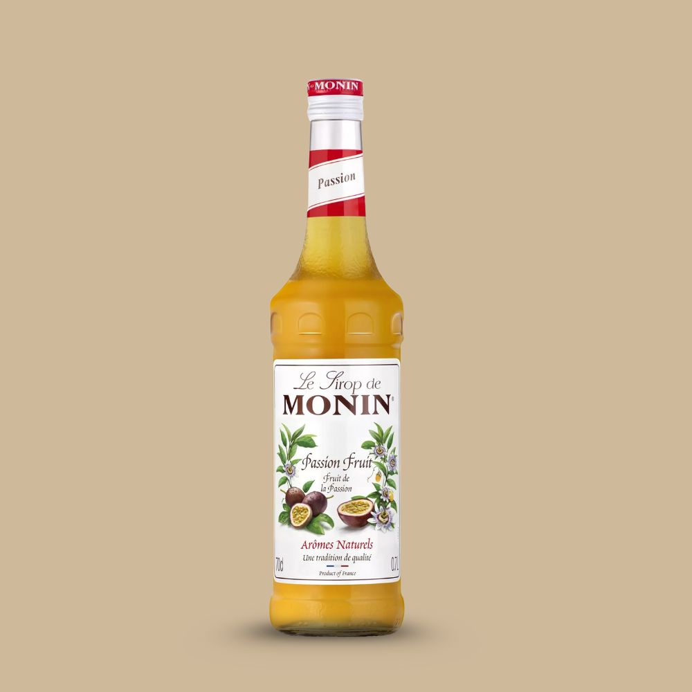 Cocktail exotique réalisé avec du sirop de passion MONIN