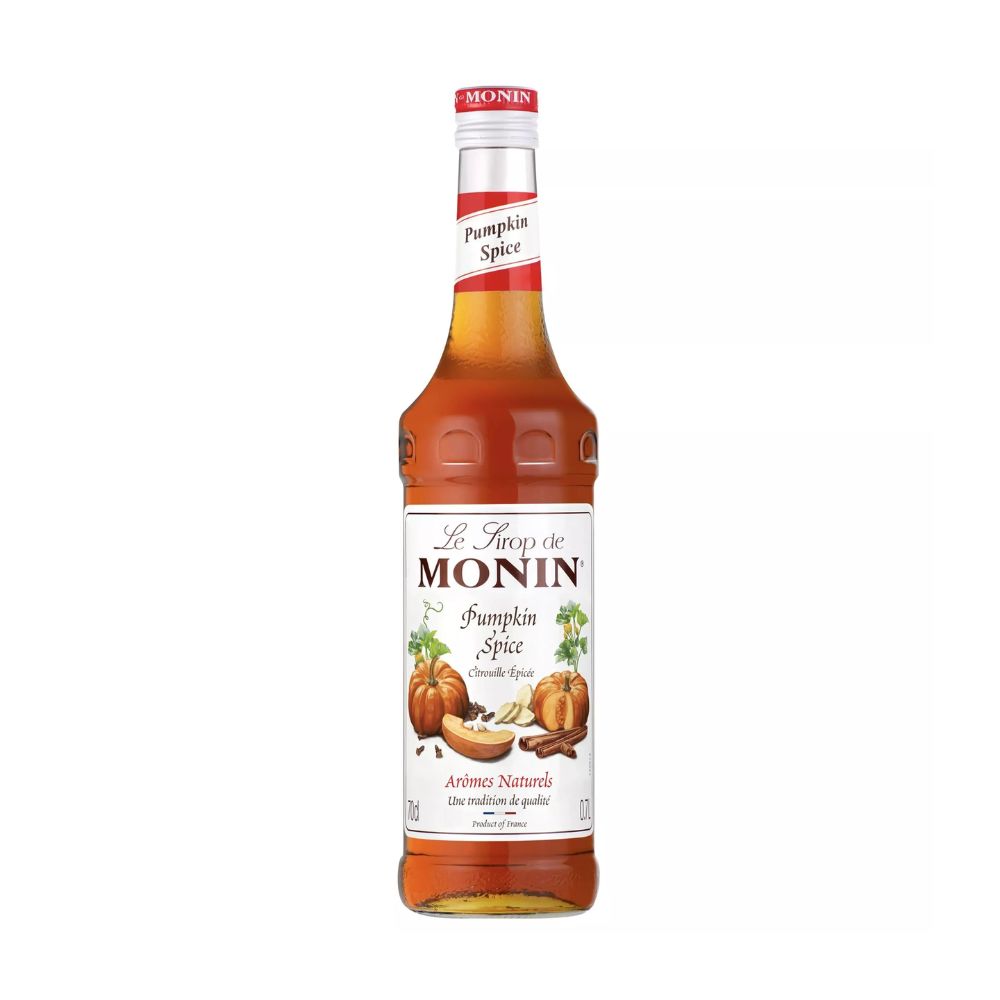 Sirop MONIN Pumpkin Spice pour cafés et chocolats chauds