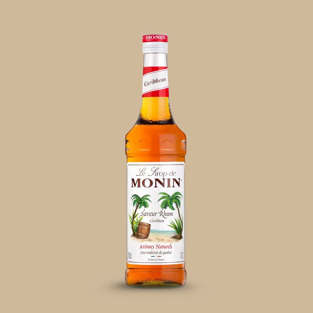 Sirop Saveur Rhum MONIN – Arômes Naturels des Îles