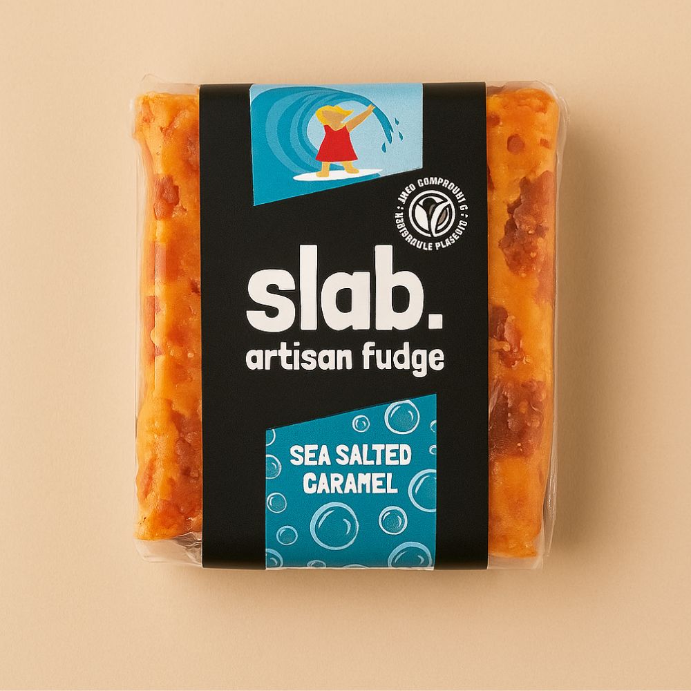 Fudge artisanal au caramel salé de mer – confiserie fondante 150 g