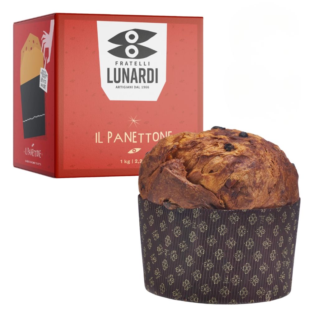 Panettone moelleux aux fruits confits et raisins secs