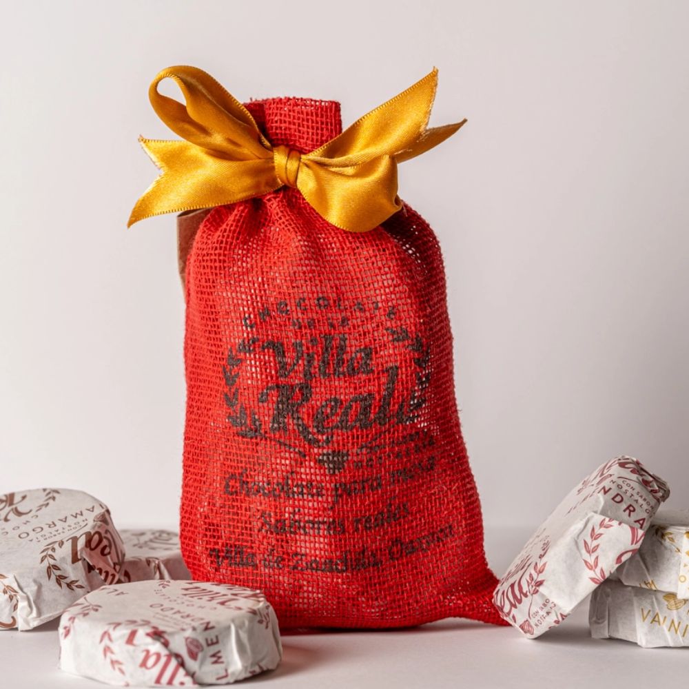 disques de chocolat Villa Real saveurs amande, vanille et sweet dark