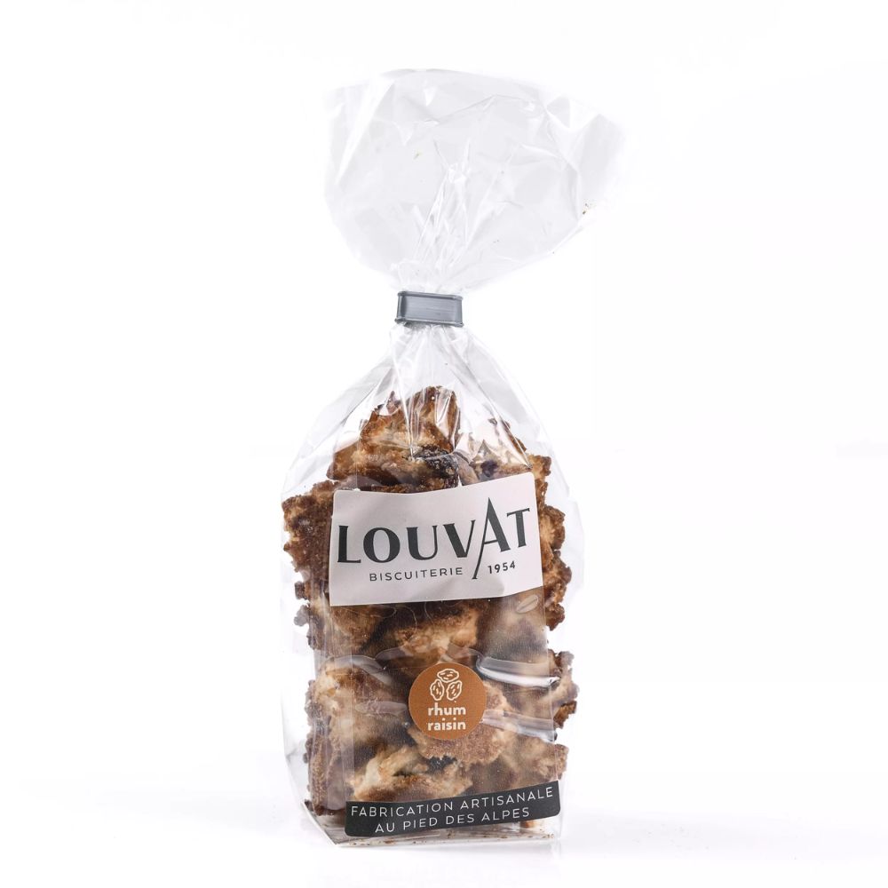 Rochers à la noix de coco et rhum raisin artisanaux 150 g