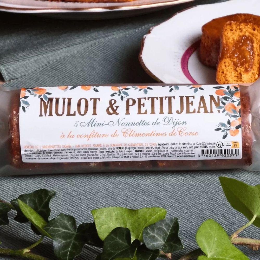 Rouleau de 5 mini-nonnettes à la clémentine de Corse – édition Noël