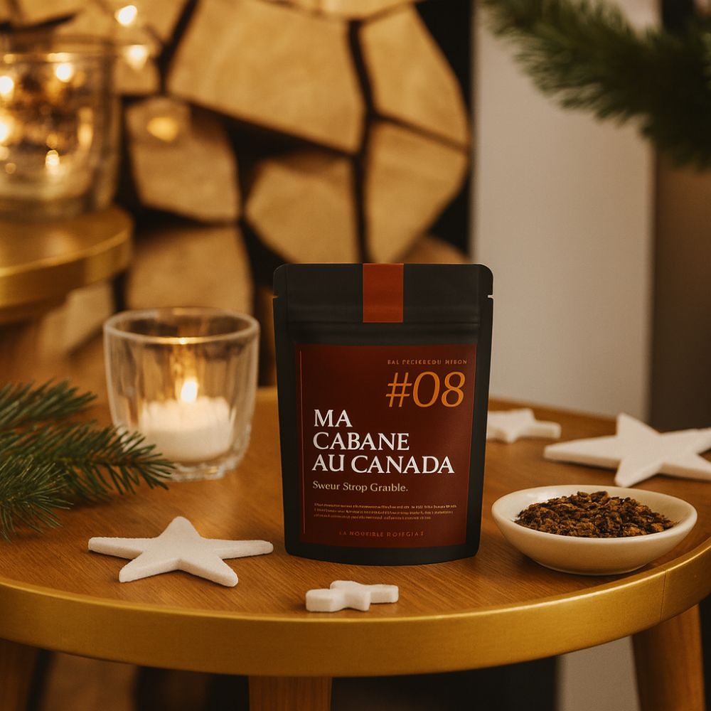Pochette vrac thé noir “Ma Cabane au Canada” – sirop d’érable et caramel Closer To The World