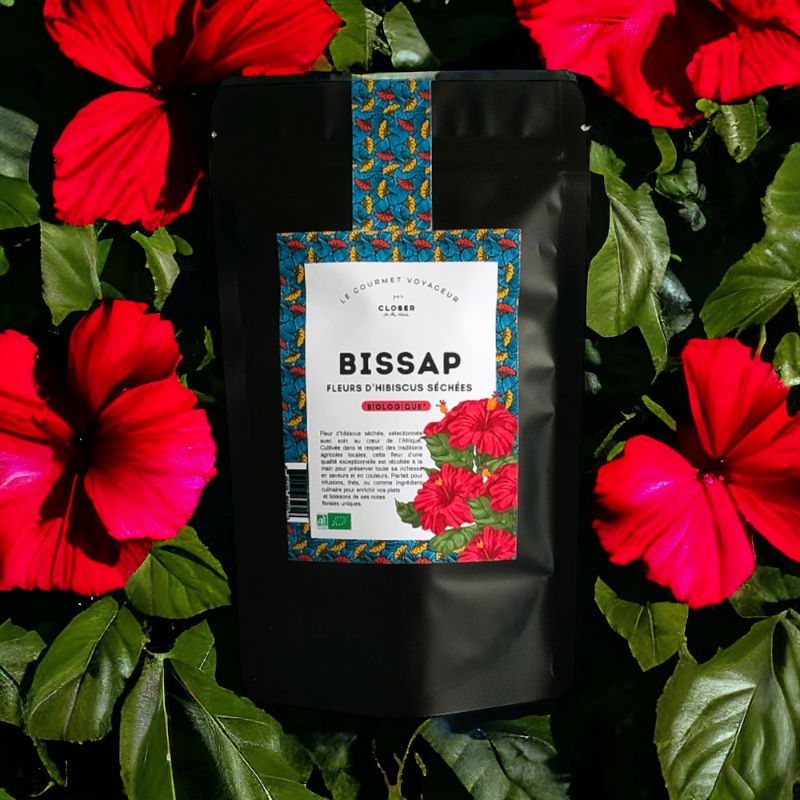 Fleur d'Hibiscus Séchées Bio - Bissap du Cœur de l'Afrique