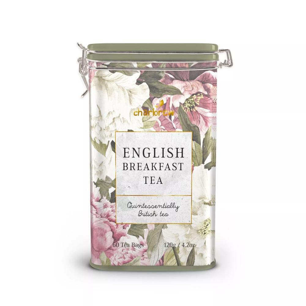 Boîte de Thé English Breakfast – Fleurs Printanières