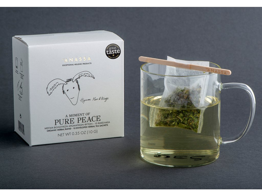 Thé Grec Bio Pure Peace Boite de 10 enveloppes - Anassa